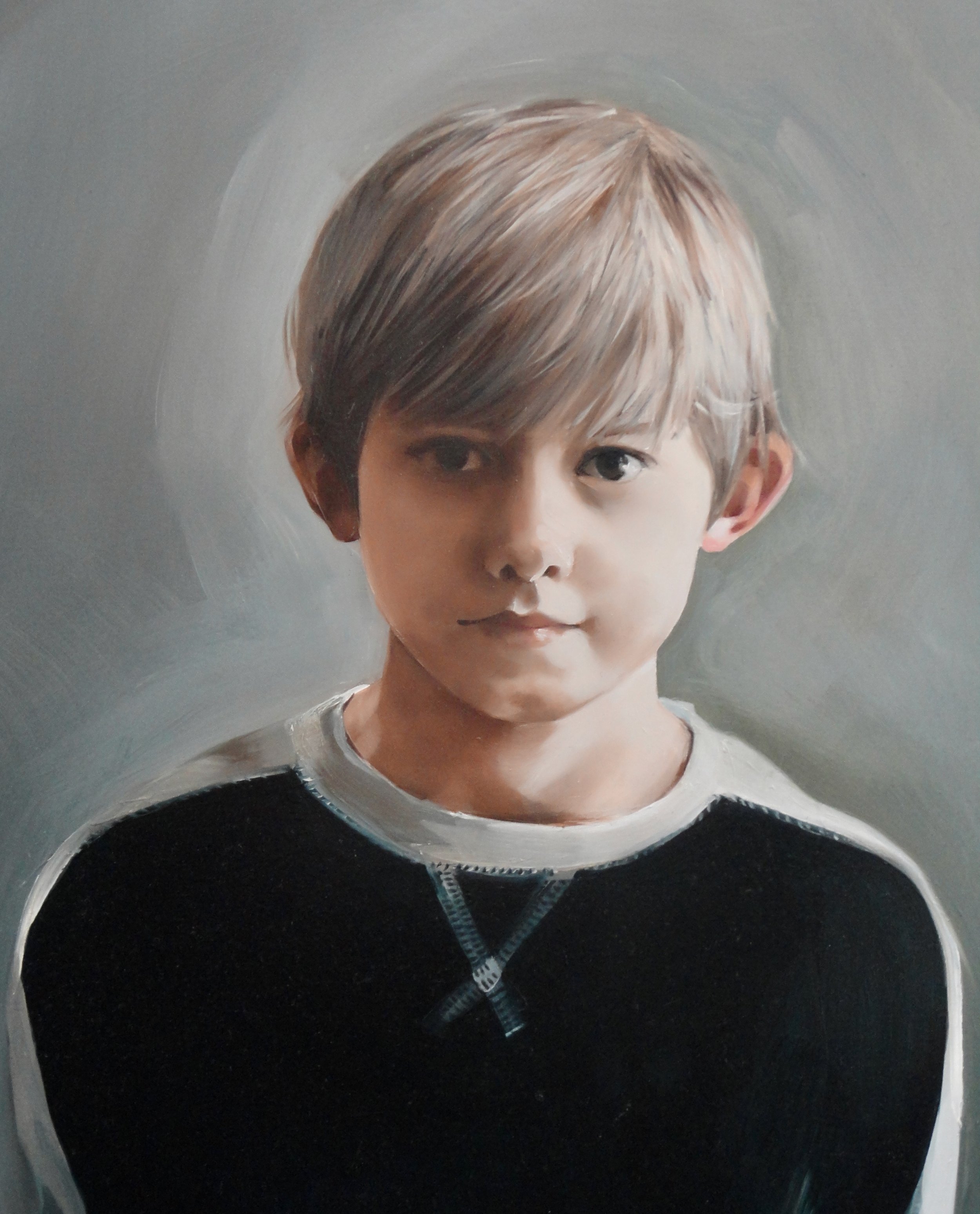 Portrait in oil by Jane Lucchino