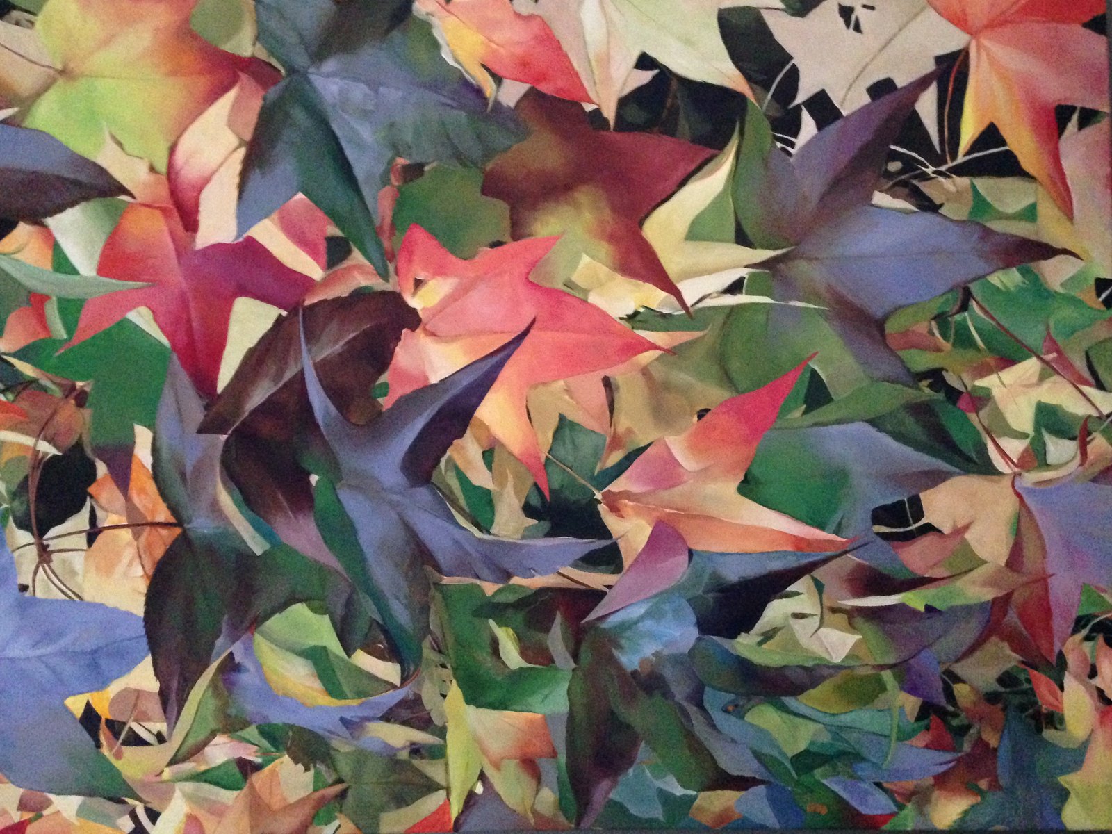 Landscape in oil by Jane Lucchino