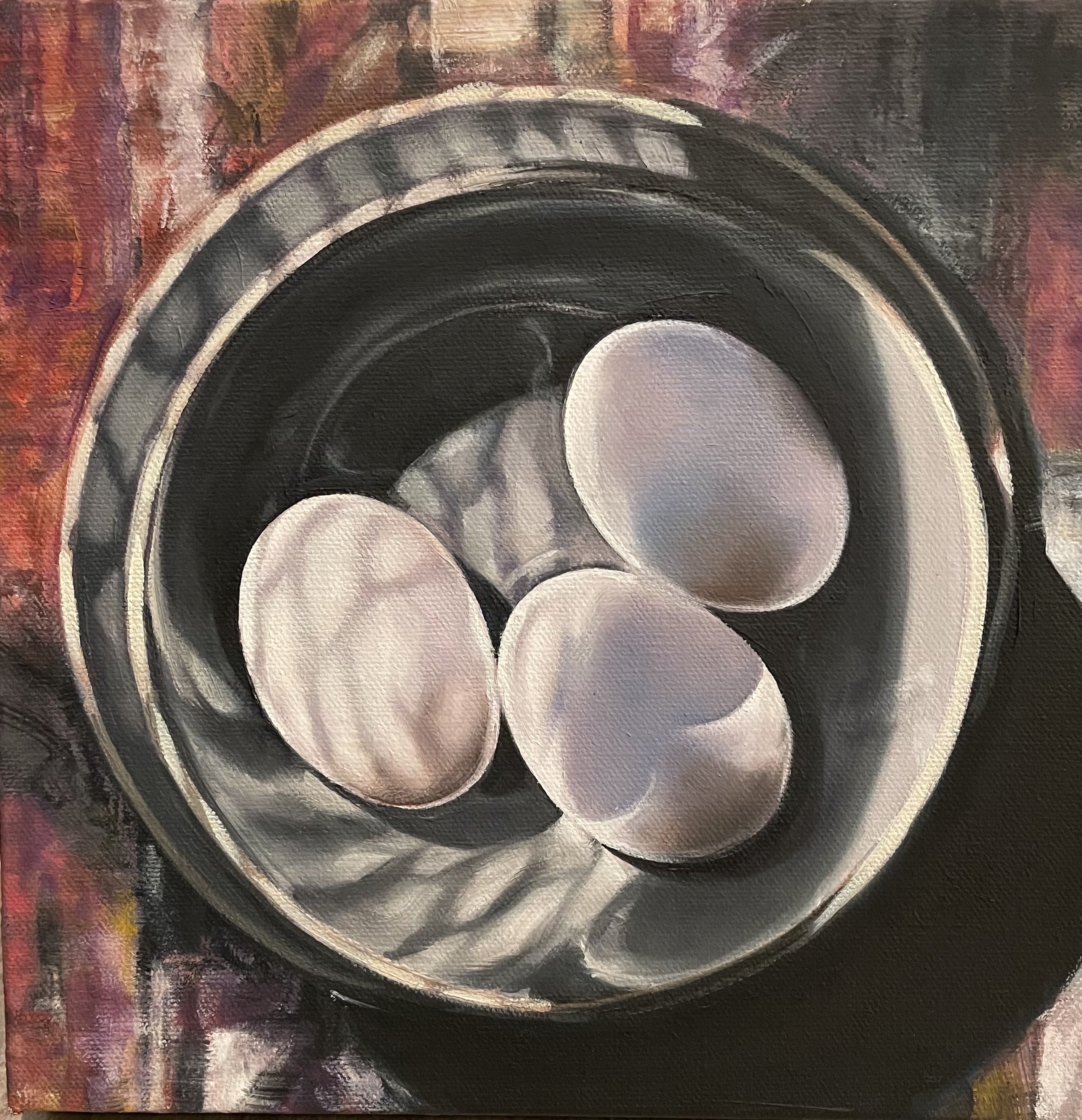 Small oil painting by Jane Lucchino