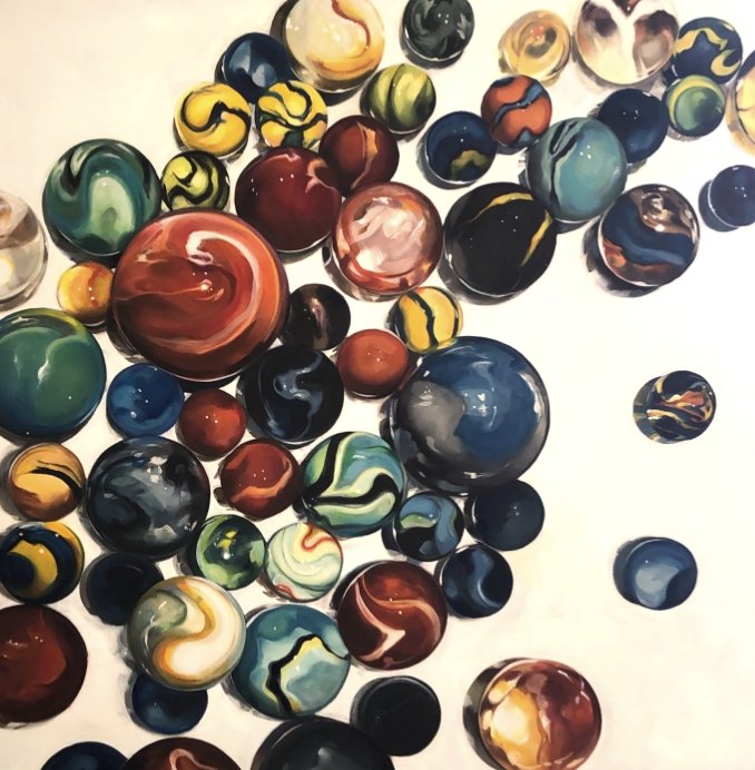 Still life in oil by Jane Lucchino