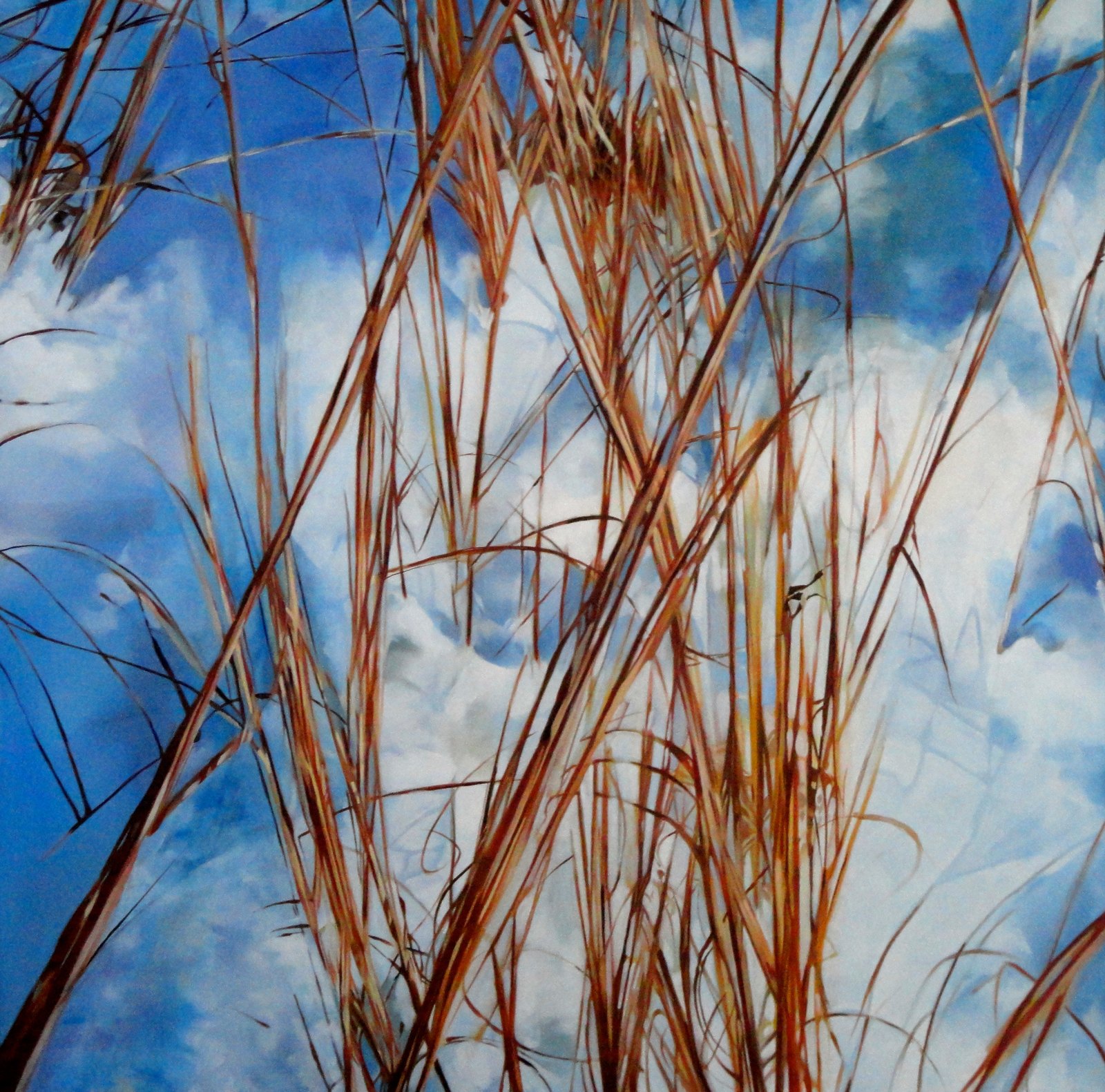 Landscape in oil by Jane Lucchino