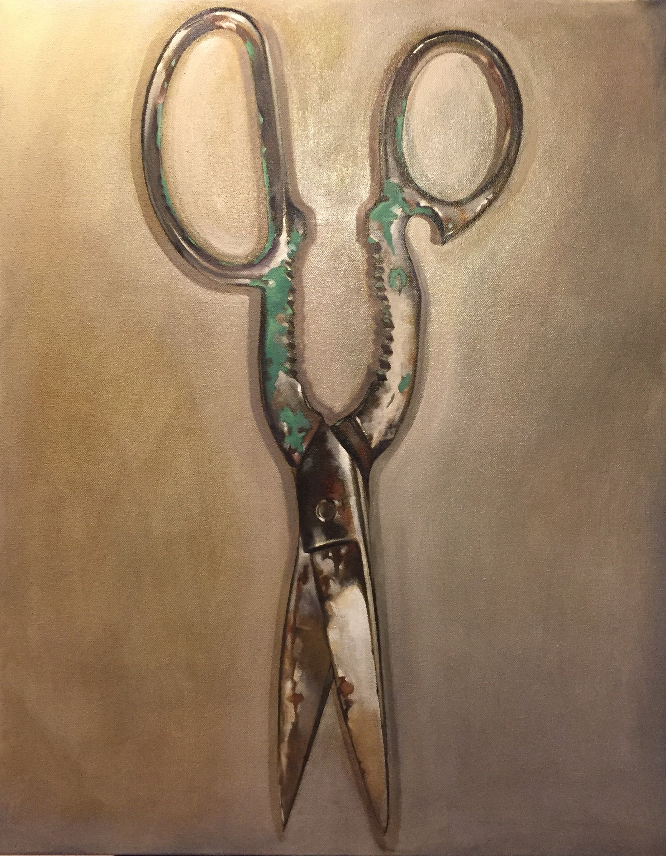 Small oil painting by Jane Lucchino