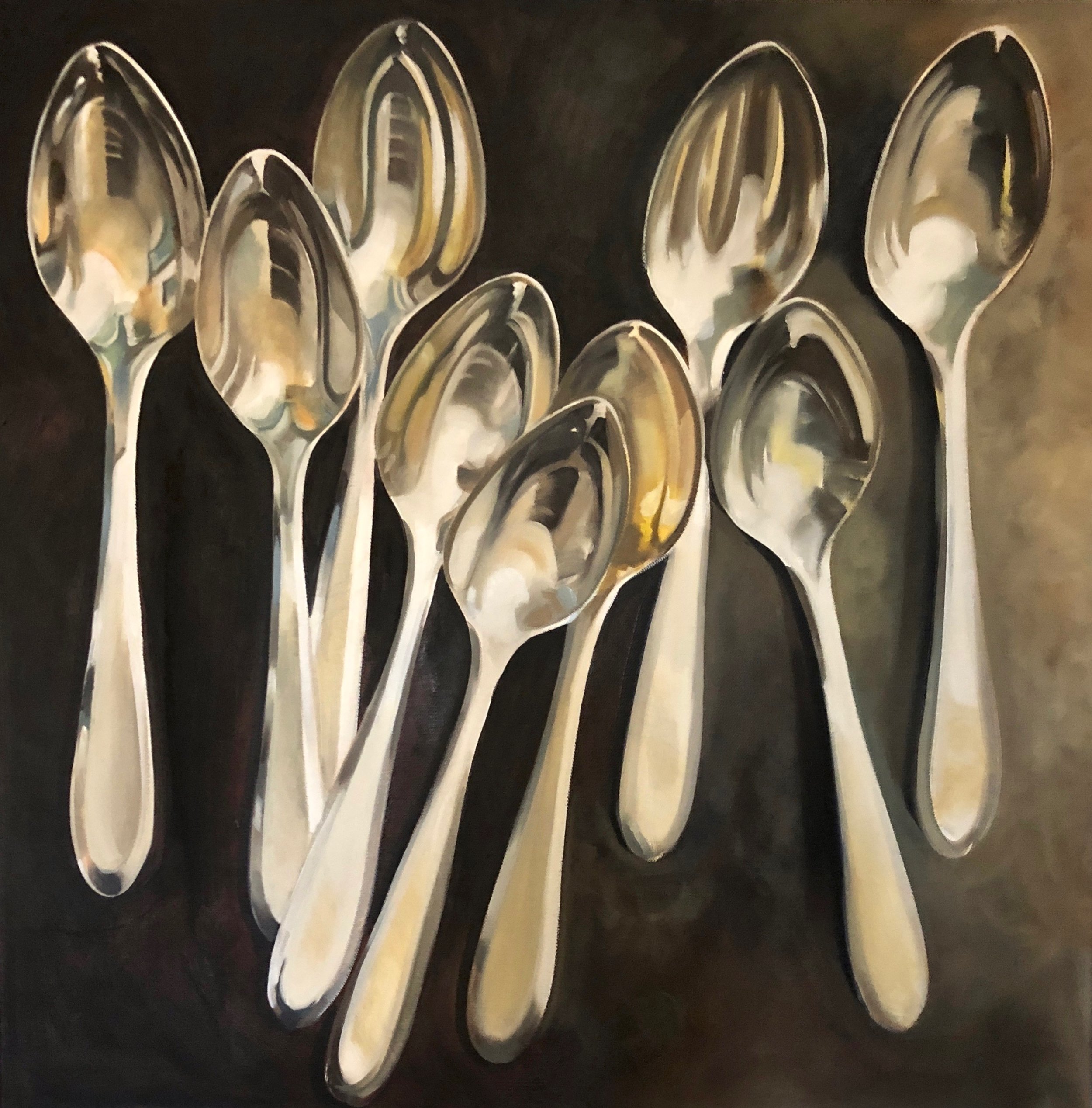 Still life in oil by Jane Lucchino