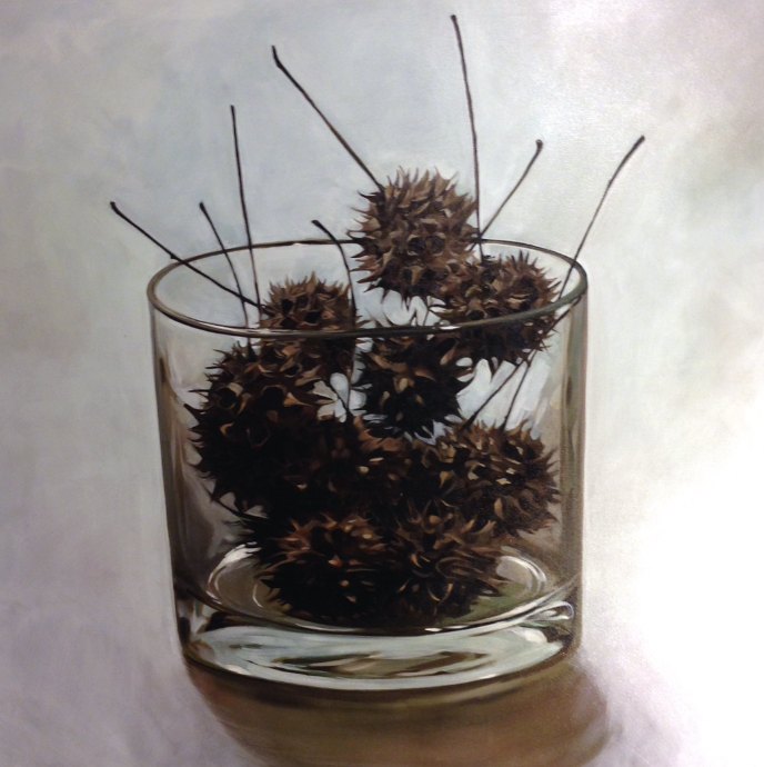Still life in oil by Jane Lucchino