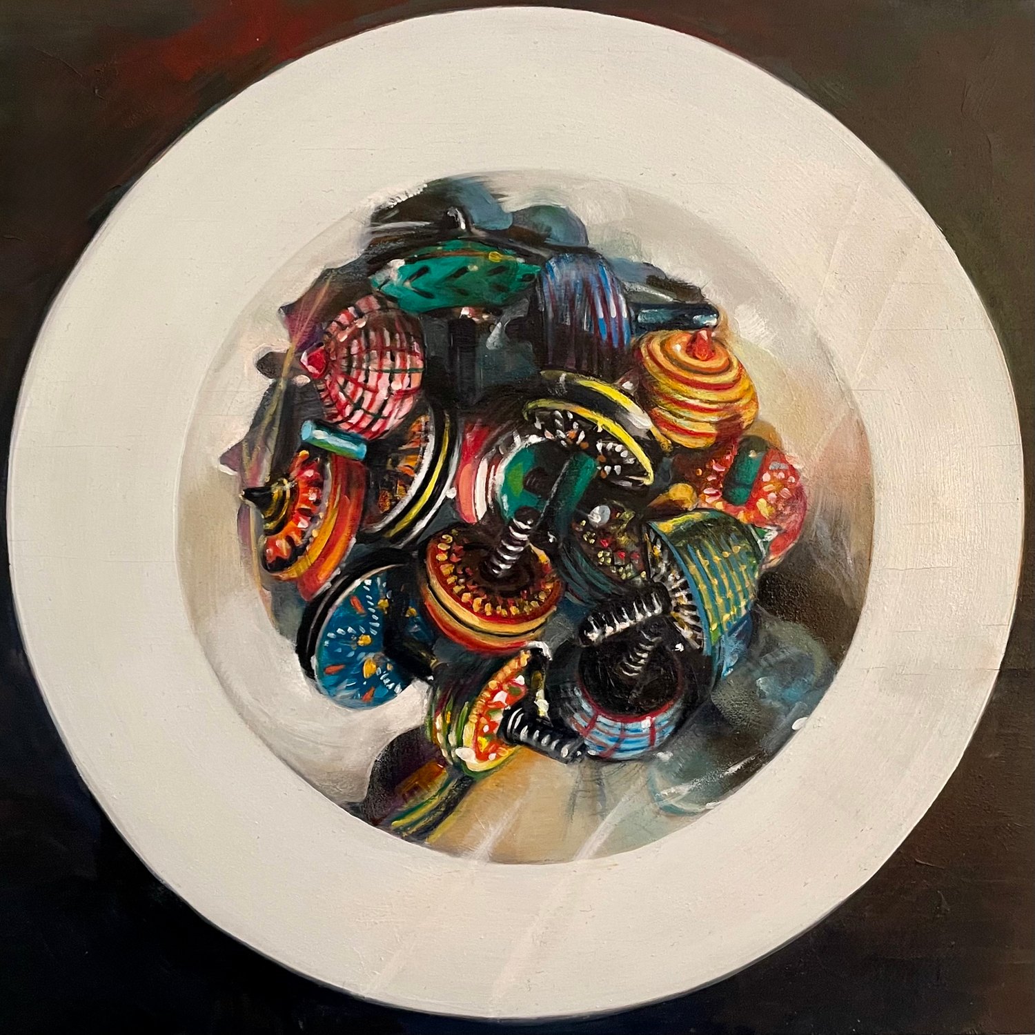 Tops — oil painting by Jane Lucchino