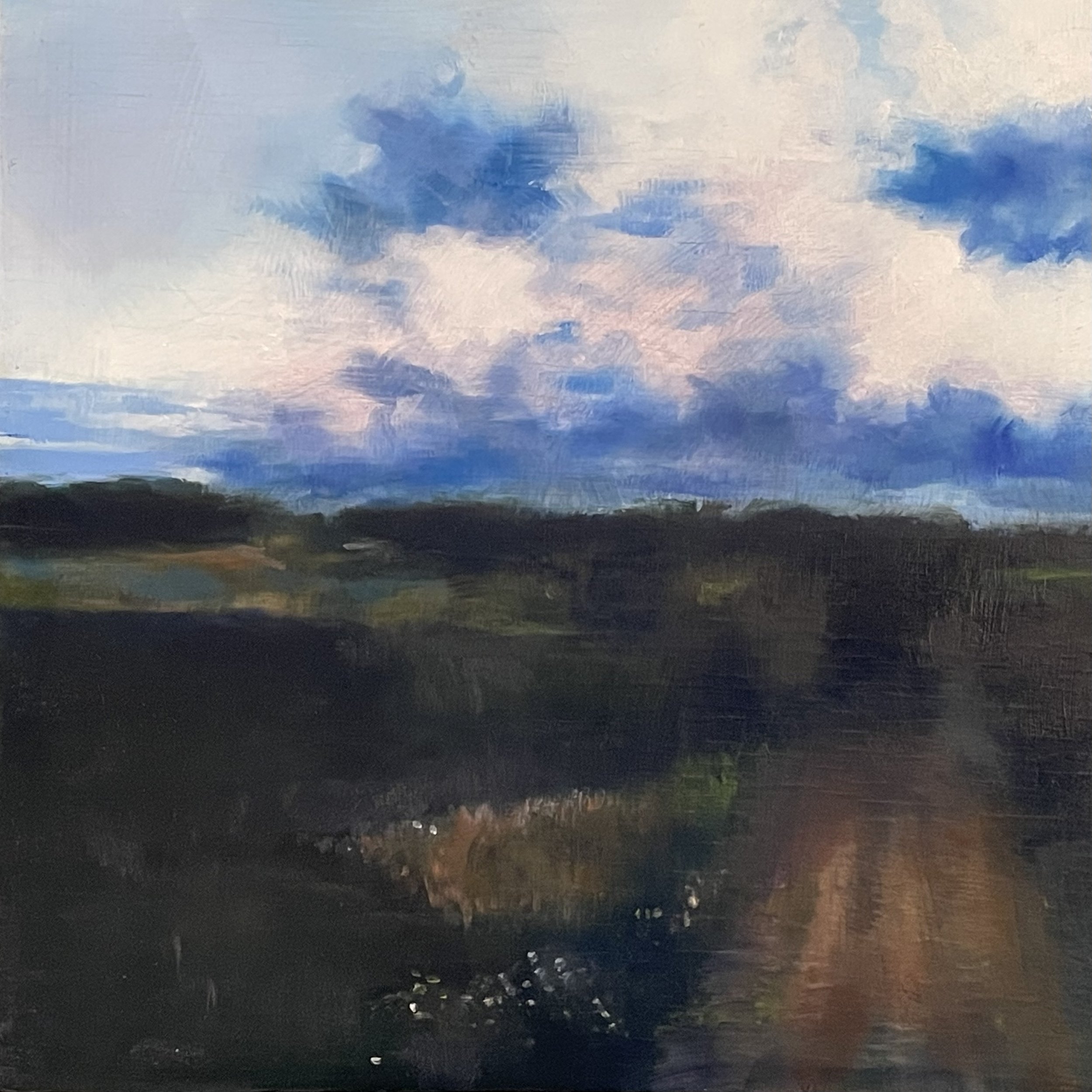 Small oil painting by Jane Lucchino