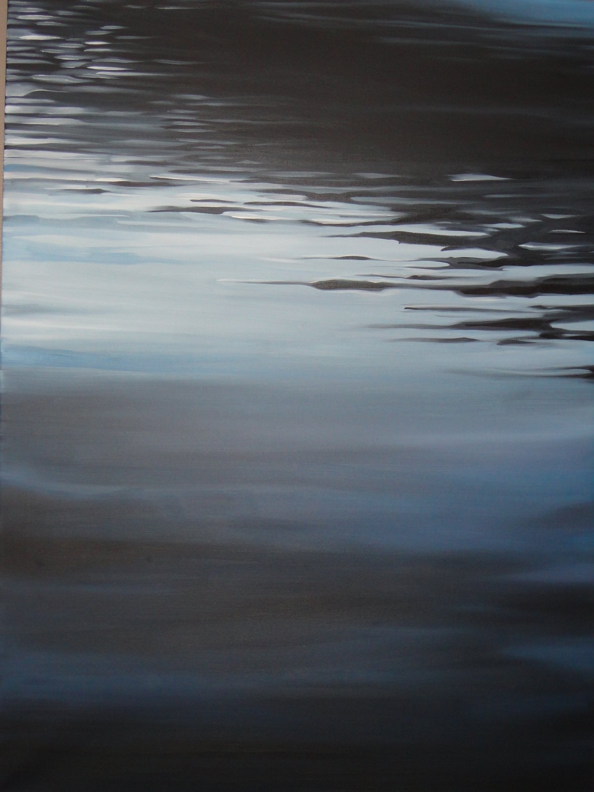Landscape in oil by Jane Lucchino